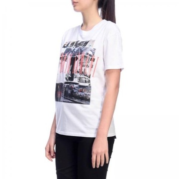 EMPORIO ARMANI stylowy damski t-shirt koszulka S