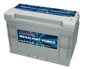 Аккумулятор MEGALIGHT AGM 115 Ач БЛОК ПИТАНИЯ ДЛЯ ЯХТЫ