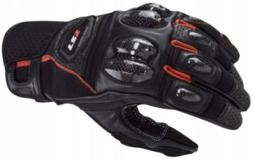 RĘKAWICE MOTOCYKLOWE LS2 SPARK 2 MAN BLACK RED XL