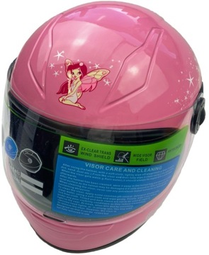 MINI KASK Dla DZIECI WRÓŻKA Princes RÓŻOWY 51-54cm