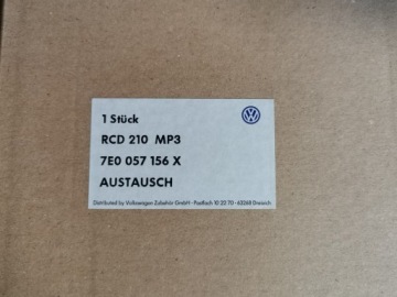 Магнитола RCD210 MP3 Volkswagen 7E0057156X 7E0035156X