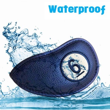 Чехлы на голову клюшки Number для гибрида Fairway Woods Driver, 11 шт., синие