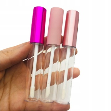 10/50pcs New 10ml Refillable Lip Gloss Tubes