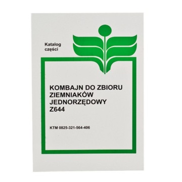 Katalog kombajn ziemniaczany Anna Z-644
