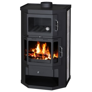 PIEC PIECYK KOMINEK NA DREWNO Z PIEKARNIKIEM VICTORIA TARO F 9,5KW DO 100m²