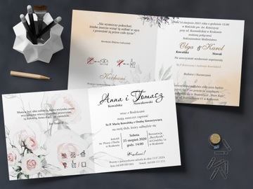 Приглашения на свадьбу в стиле бохо, конверт, ЖЕМЧУЖНАЯ БУМАГА