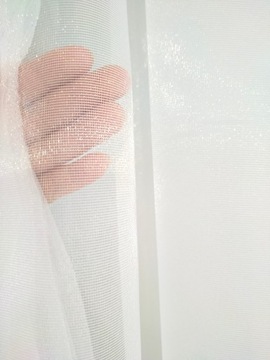 Firana na metry WOAL SZKLANY 290 cm, błyszczący, bardzo prześwitujący