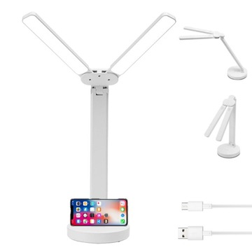 LAMPA BIURKOWA DO OCHRONY OCZU LED SKŁADANA LAMPKA DO CZYTANIA