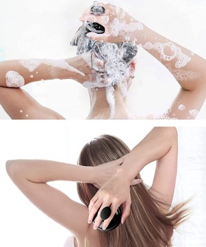 Щетка для массажа головы и мытья волос стимулирует рост