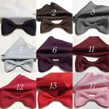 ПУДРОВО-РОЗОВЫЙ ГАЛСТУК-БАБОЧКА С КАРМАНОМ В КЛЕТКУ