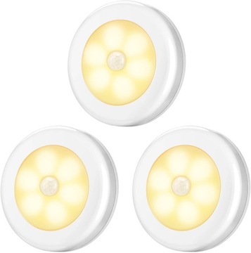 3xBATERIE LAMPKA CZUJNIKEM RUCHU BEZPRZEWODOWA LED