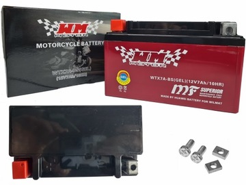 Гелевая батарея 12 В WM 7 Ач 90 А WTX7A-BS YTX7A-BS Мощный скутер Quad Atv