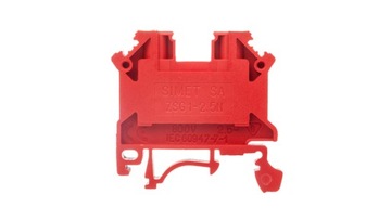 2-ПРОВОДНОЙ РАЗЪЕМ РЕЙКИ 2,5 мм² КРАСНЫЙ 11221311