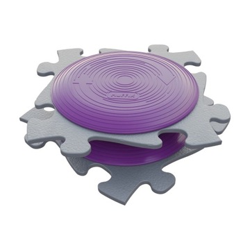 Dyski rotacyjne 2szt fioletowe puzzle sensoryczne