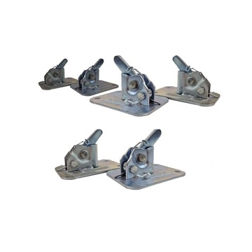 Зажим-лягушка, зажимы для опалубки-лягушка, 500 шт. + Пружинный ключ ОЦИНКОВАННЫЙ