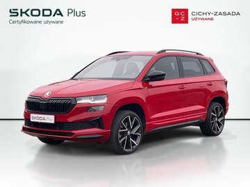 Skoda Karoq Crossover Facelifting 1.5 TSI ACT 150KM 2023 Skoda Karoq 1.5TSI 150KM Sportline SalonPL SerwisASO Acc Virtual Matrix Ke
