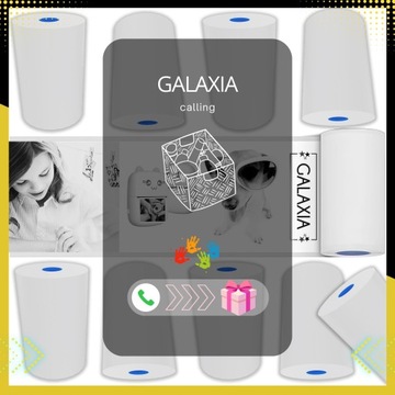 10x PAPIER TERMICZNY SAMOPRZYLEPNY Do Mini Drukarki Drukuś Rolki Wkłady