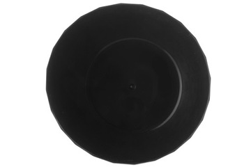 ПЛАСТИКОВЫЙ ЦВЕТОЧНЫЙ ГОРШОК С ПОДСТАВКОЙ КРЫШКА ДЛЯ ЦВЕТОЧНОГО ВАЗОНА 20см ЧЕРНЫЙ KADAX