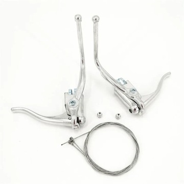 Road Retro Bike Double Brake Lever Fixed Gear Bicycle Bend Handlebar Brake