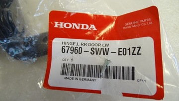 HONDA CR-V 2012/2018R PANT HORNÍ DVEŘE ZADNÍCH LEVÝCH