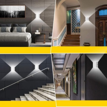 Светодиодный настенный светильник для гостиной, коридора, настенный светильник UP-DOWN