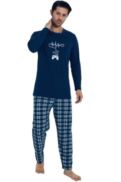 МУЖСКИЕ ПИЖАМЫ, ДЛИННЫЕ РУКАВА, ДЛИННЫЕ БРЮКИ/ХЛОПОК