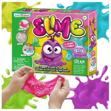 ZESTAW SLIME ZESTAW DO ROBIENIA SLIME ZESTAW KREATYWNY SLIME GLUT