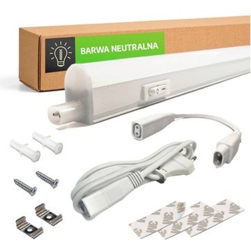 Oprawa LED Podszafkowa 10W Meblowa 90cm 4000k LLS