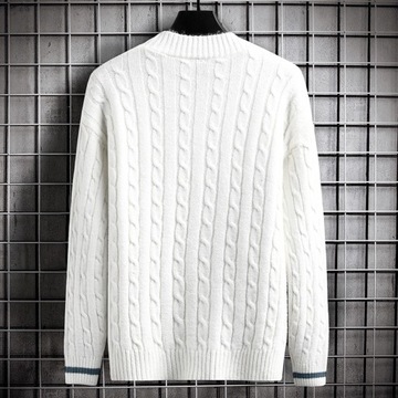 Осень 2023, мужской свитер, кардиган, одинарный, приталенный крой