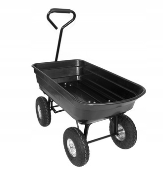 ТРАНСПОРТНАЯ ТЕЛЕЖКА Садовая тачка ПРИЦЕП Садовый самосвал + сумка