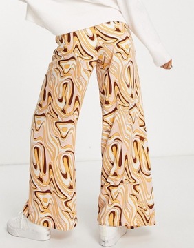 Glamorous spodnie w marmurkowy wzór defekt M
