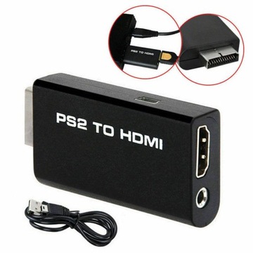ADAPTER KONWERTER PRZEJŚCIÓWKA PS2 do HDMI 1080p