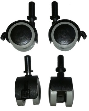 KÓŁKA DO ŁÓŻECZKA i KOŁYSKI HAMULECEM podgumowane