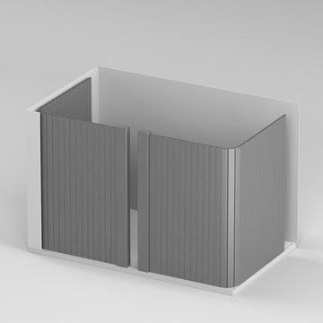 Матовая мебельная штора Rehau BLACK на заказ.