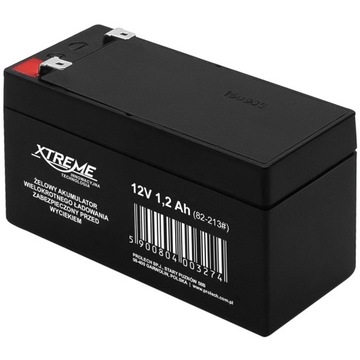 Akumulator żelowy 12 V 1,2 Ah Xtreme