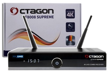 OCTAGON SF8008 SUPREME 4K COMBO DVB-S2X/T2 WIFI BT OPENATV 7.3 CCCAM OSCAM