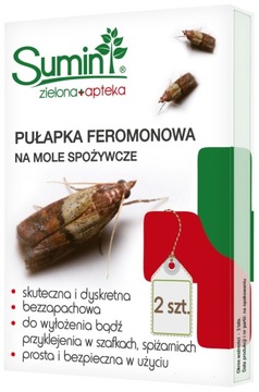 Sumin Pułapka na mole spożywcze feromonowa 2 szt.