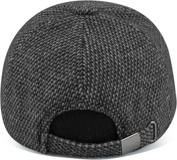 ТЕПЛАЯ ЗИМНЯЯ ШАПКА С КОЗЫРЕМ И НАПОЛЬНЫМИ УШАМИ МУЖСКАЯ УТЕПЛЕННАЯ ШАПКА НА УШЯХ