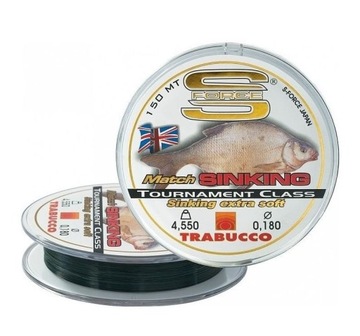 ŻYŁKA TRABUCCO S-FORCE MATCH SINKING 150m 0,20mm