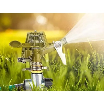 САДОВЫЙ ОПРЫСКИВАТЕЛЬ ПУЛЬСНЫЙ ПОВОРОТНЫЙ 360° МЕТАЛЛИЧЕСКИЙ РЕГУЛИРУЕМОЕ ПОЛЕ 2 шт.