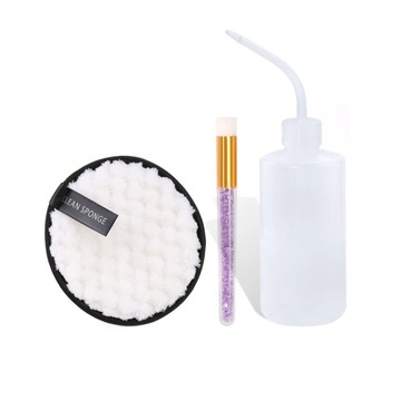 Eyelash Cleaning Set Lash Shampoo Brush Soap Foam Washing Bottle Face Clean