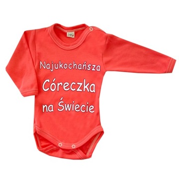 Body długi rękaw 62 cm Córeczka