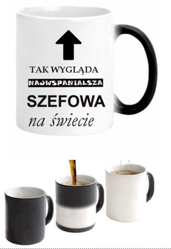 MAGICZNY CZARNY KUBEK TAK WYGLĄDA NAJWSPANIALSZA SZEFOWA NA ŚWIECIE PREZENT