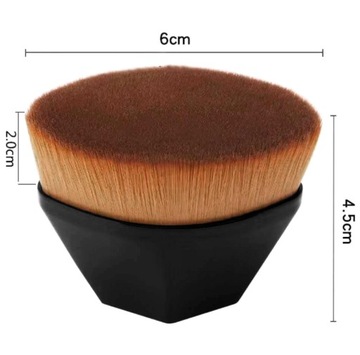 ОДИНАРНАЯ ЩЕТКА для тонального крема, очень плотная, мягкая, № Pp1c.