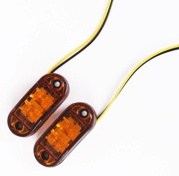 10x ГАБАРИЧНЫЕ ЛАМПЫ БОКОВЫЕ МАРКЕРНЫЕ ЛАМПЫ СВЕТОДИОДНЫЕ МАРКЕРНЫЕ ЛАМПЫ ОРАНЖЕВЫЕ МАРКАРНЫЕ ЛАМПА