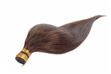 WŁOSY DOCZEPIANE Naturalne PASEMKA 50cm ringi #4