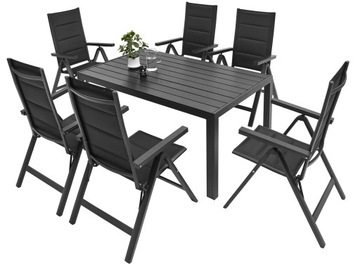 Садовая мебель набор Таблица 6+1 для балкона террасы