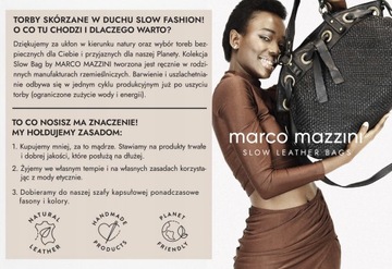 Torebka damska kuferek SKÓRZANY Marco Mazzini