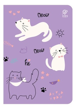 Набор из 5 блокнотов А5 с 16 листами в клетку MIX.