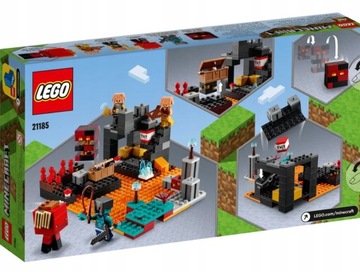 ПОДАРОЧНЫЙ НАБОР LEGO MINECRAFT NETHER BASTION NETHER MAGMA TNT XXL